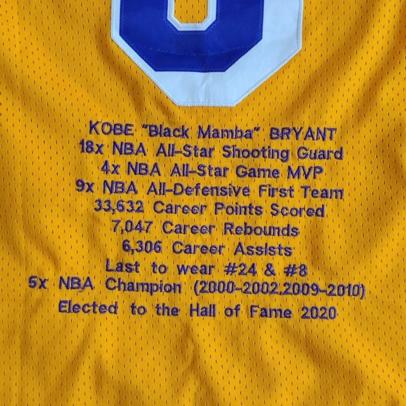 Kobe Bryant lakers t shirt SizeS For NBA Lovers And Kobe Bryant's fan - Picture 4 of 7